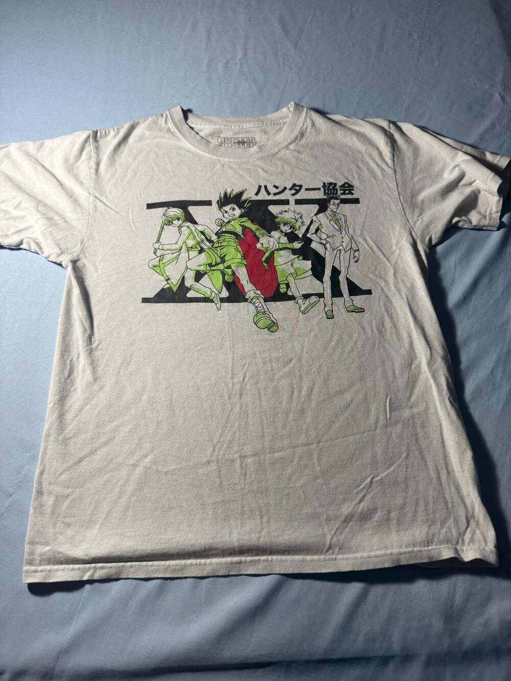 Hunter X Hunter T-Shirt Size M White Anime Graphic